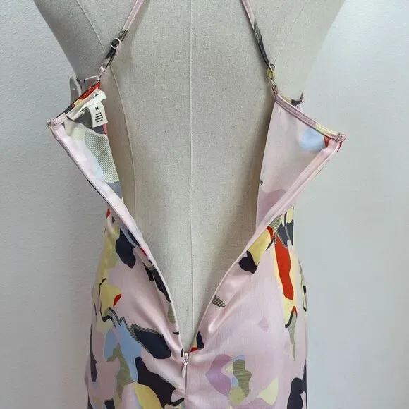 Open Edit Pink Cross Strap Dress - M - Silky Feel - Picture 13 of 16